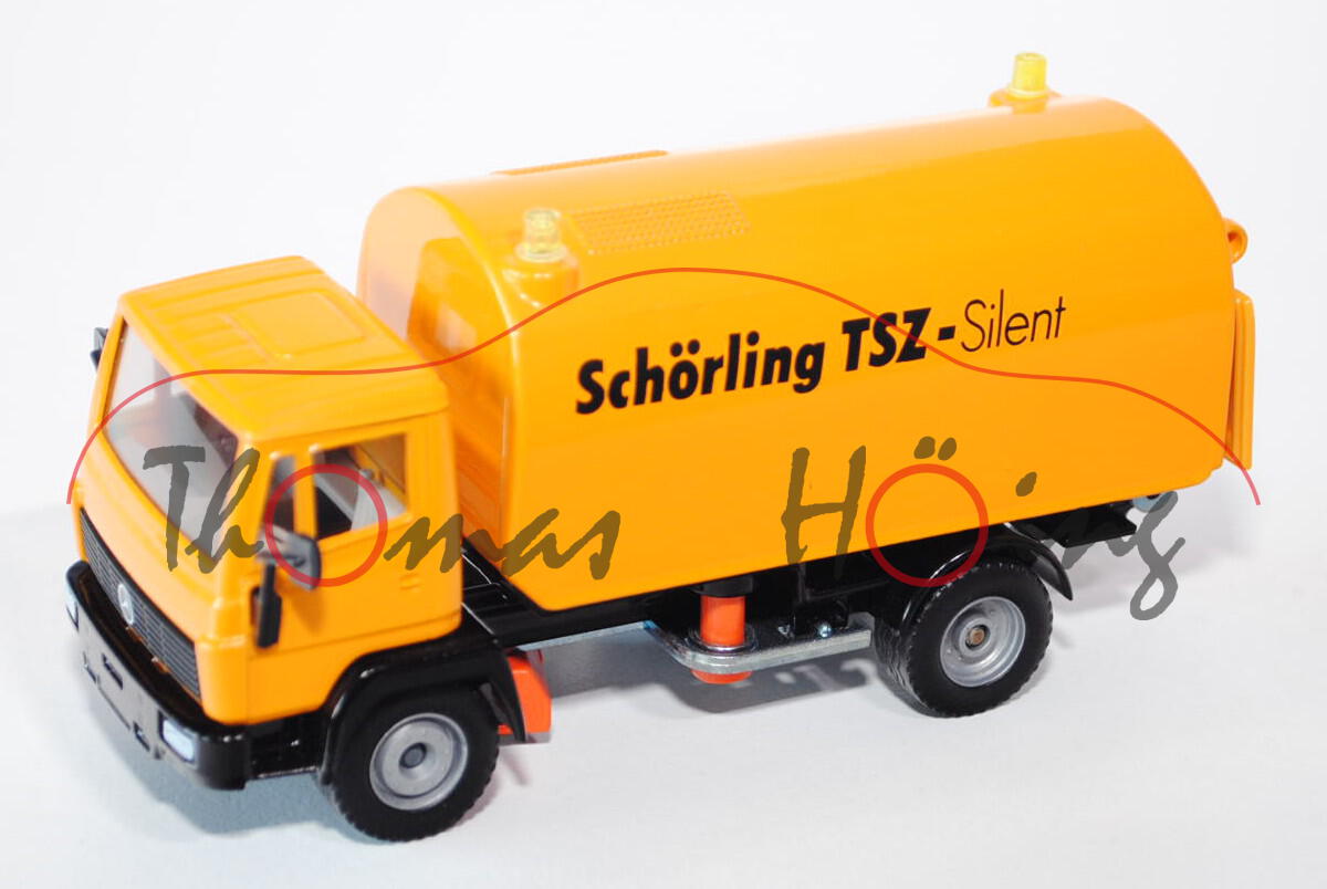 Mercedes LN-2 Straßenkehrmaschine, melonengelb, Schörling TSZ-Silent, LKW16