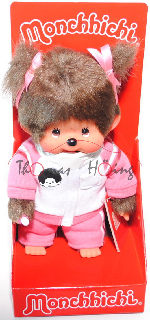 Monchhichi Sporty Girl, 20 cm groß, Sekiguchi