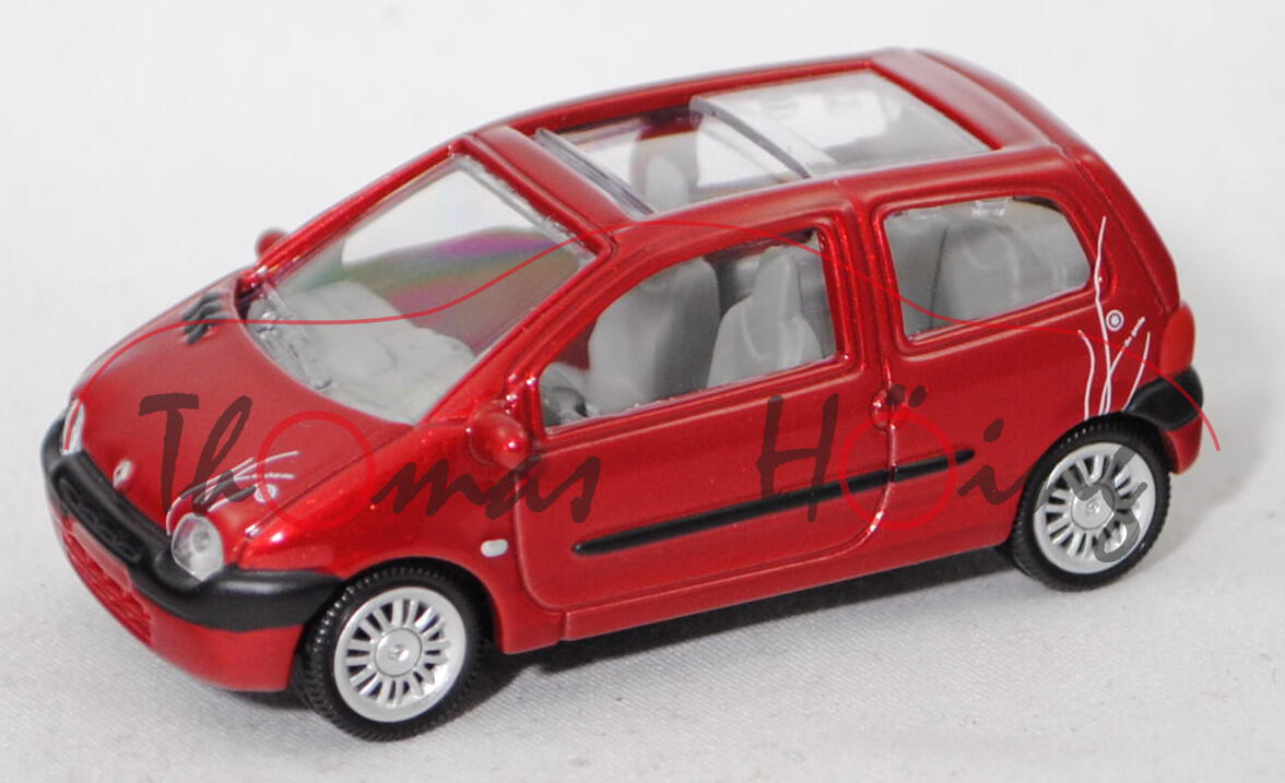 Renault Twingo 1.2 16V Edition Toujours (1. Gen., C06, Mod. 2005-2007), cherry red, Norev, 1:51, mb