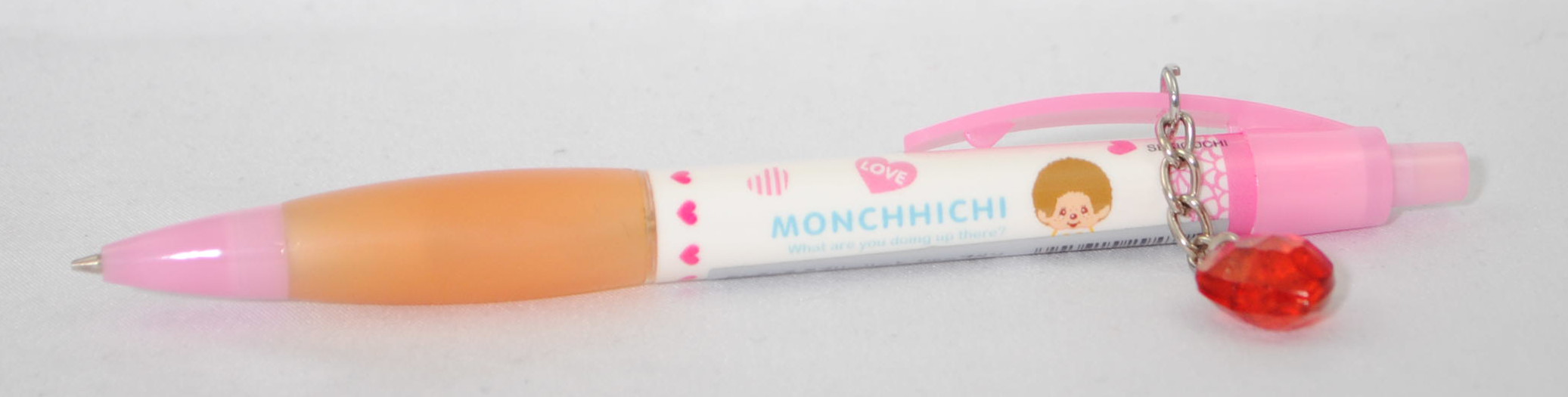Monchhichi Lovely Heart Mechanical Pencil (Monchhichi schönes Herz Druckbleistift), MONCHHICHI - What are you doeing up there?, Sekiguchi (Limited Edition)