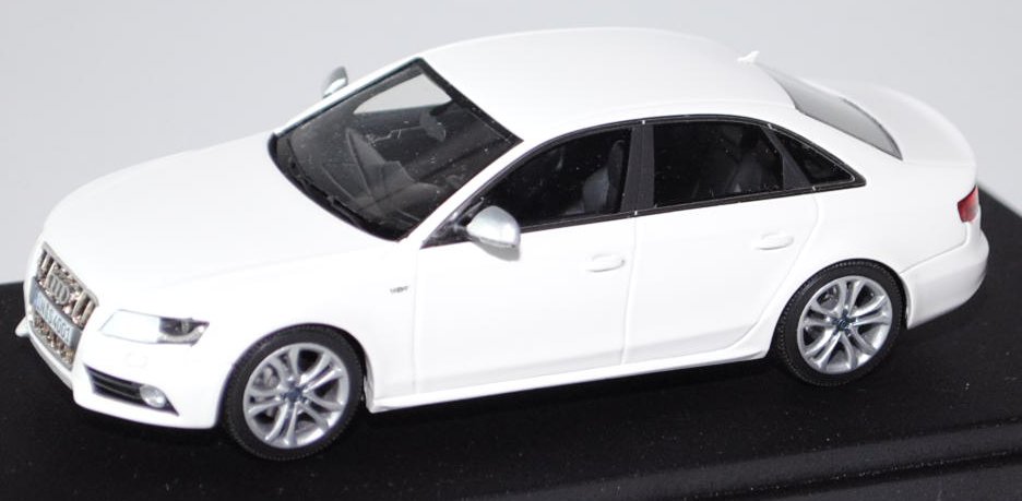 Audi S4 Mj. 2010, ibisweiß, Looksmart Models, Handarbeitsmodell, 1:43, Werbeschachtel (limitierte Au