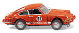 Porsche 911 Coupé, blutorange, 91, Wiking, 1:87, mb