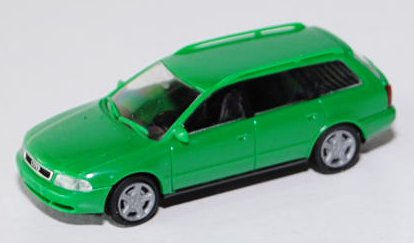 Audi A4 Avant (Typ B5), Modell 1996-2001, signalgrün, Rietze, 1:87, Werbeschachtel