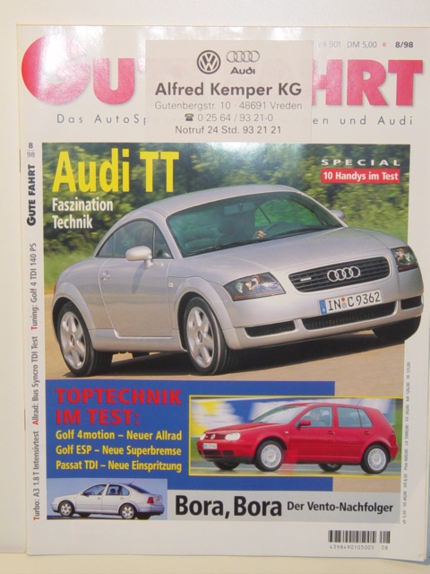 GUTE FAHRT, Heft 8, August 1998