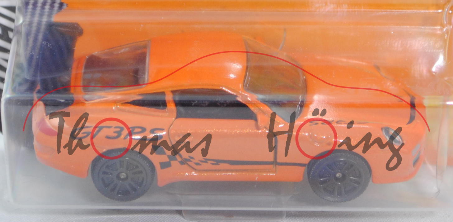 Porsche 911 GT3 RS (Typ 997 facelift, Mod. 09-11) (Nr. 209D),  orangemet., 5-Doppelspeichen-Felge