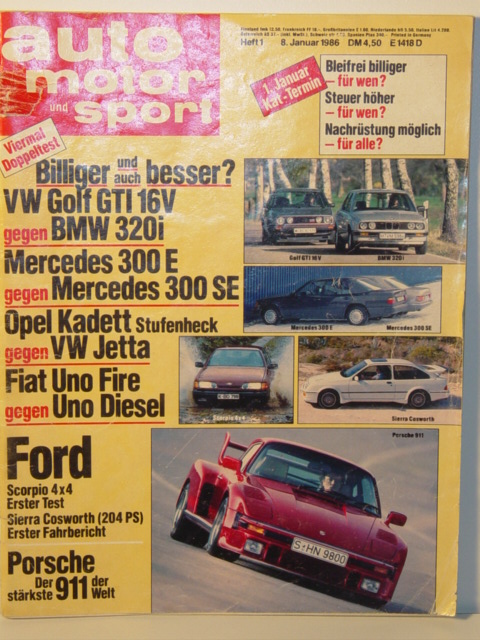 auto motor und sport, Heft 1, 8. Januar 1986