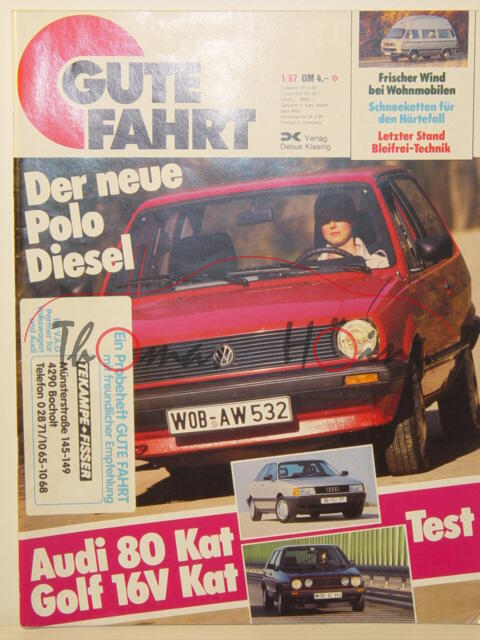 GUTE FAHRT, Heft 1, Januar 1987