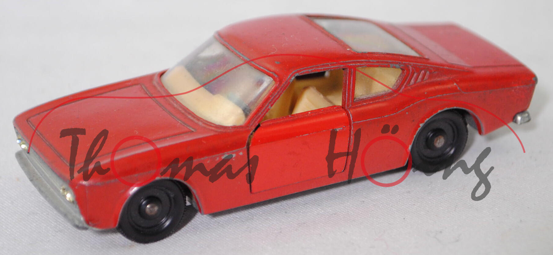 00002 OSI 20 M TS Coupé (1. Generation, Typ B1, Modell 1967-1968), feuerrot, innen elfenbein, R2, SIKU, 1:60, vsc