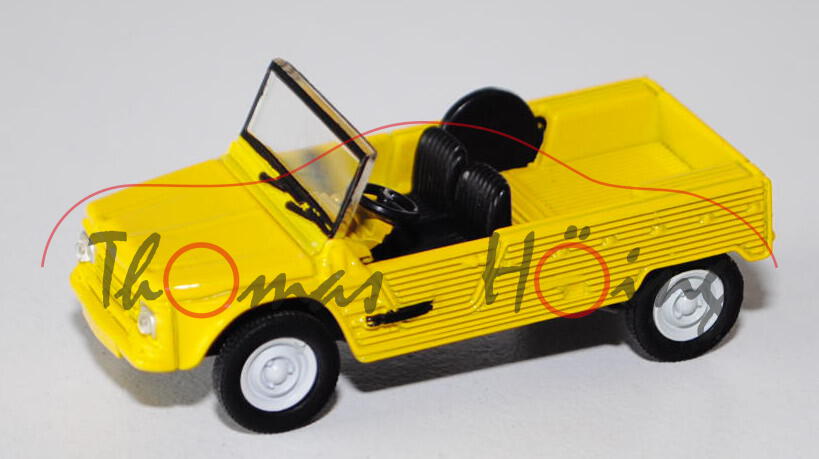 Citroen Méhari, Modell 1968-1987, verkehrsgelb, 1:54, Norev RETRO, mb