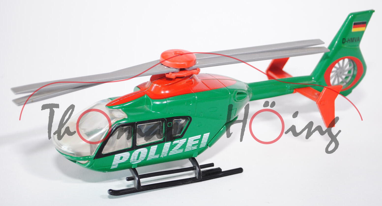 Eurocopter, minzgrün, POLIZEI / D-HMVA, L17mpP (2539, Schachtel nicht original zum Modell)