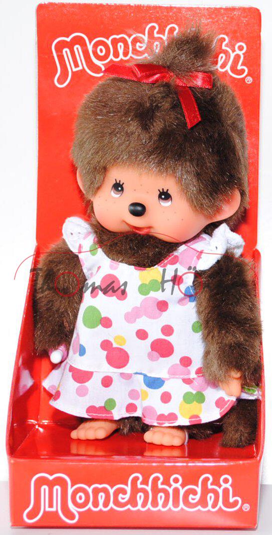 Monchhichi Dots One-Piece Girl, 20 cm groß, Sekiguchi