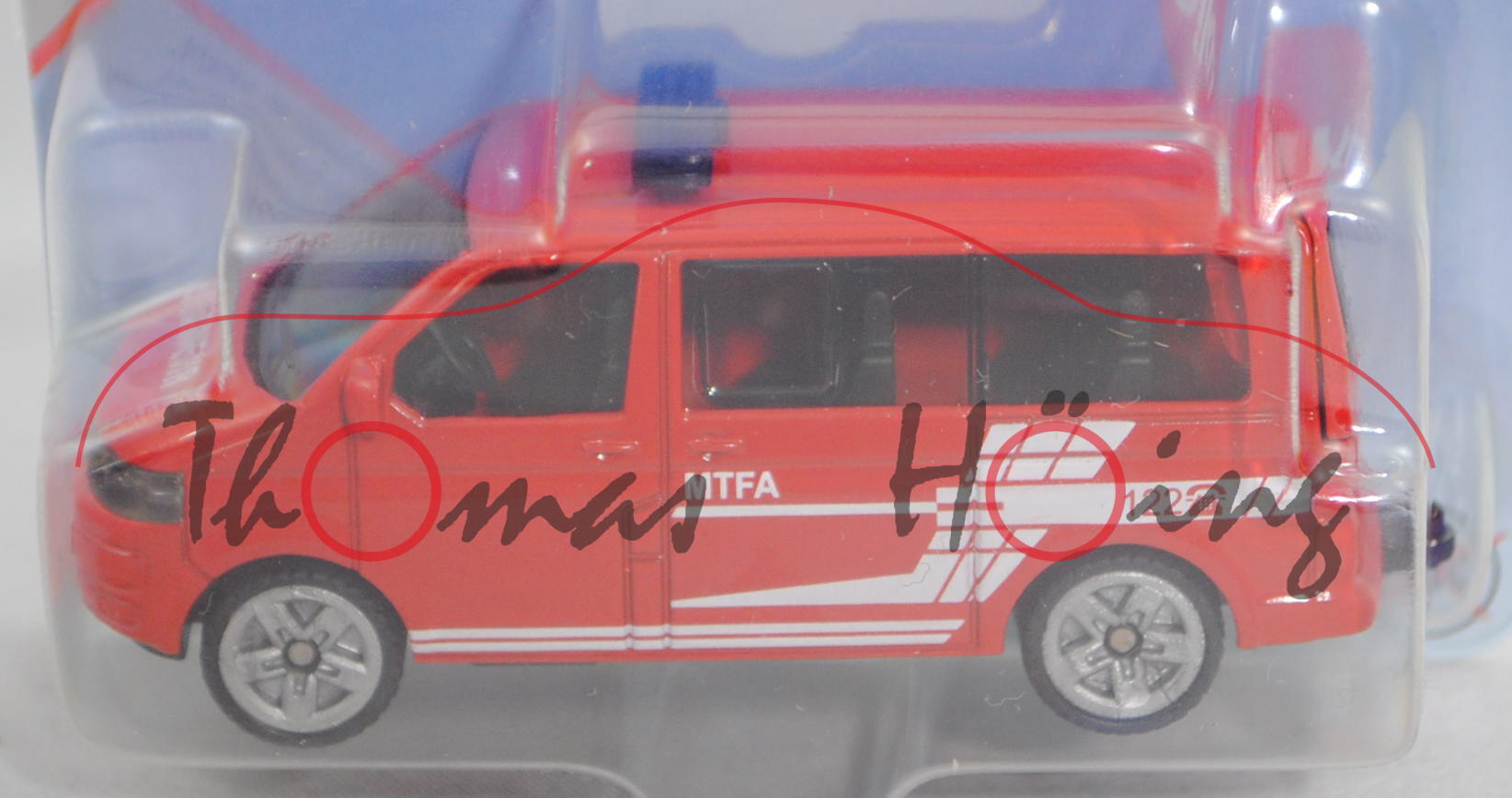 03800 A VW T5 facelift Multivan (Mod. 09-15) Feuerwehr-Einsatzleitwagen, rot, MTFA/122, P29e Limited