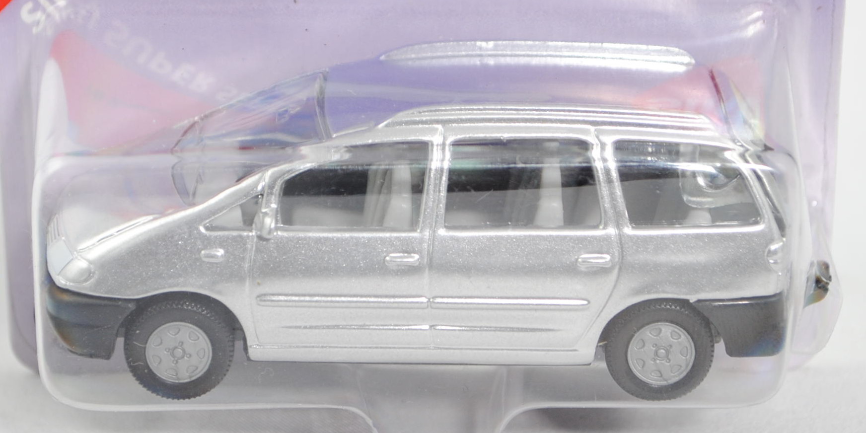 00005 VW Sharan I 2.8 VR6 Carat (Modell 1995-1997), weißaluminiummetallic, SIKU SUPER, 1:55, P26