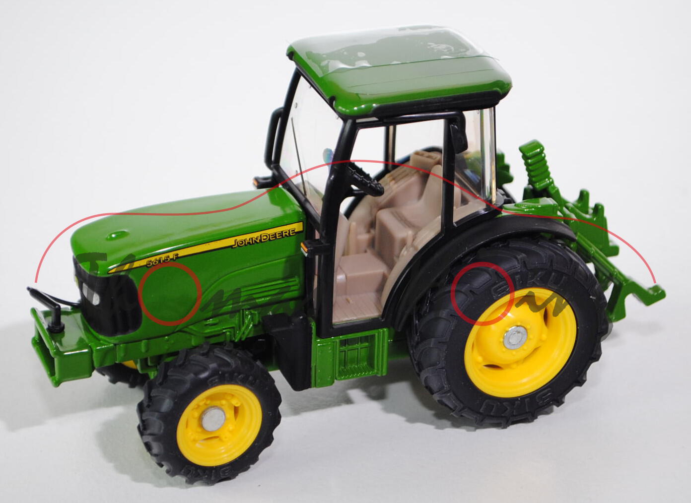 John Deere 5615 F, smaragdgrün/zinkgelb, L17mK