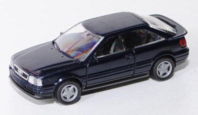 Audi Coupé S2 (B4, Typ 8C), Modell 1990-1995, schwarzblau, Rietze, 1:87, mb