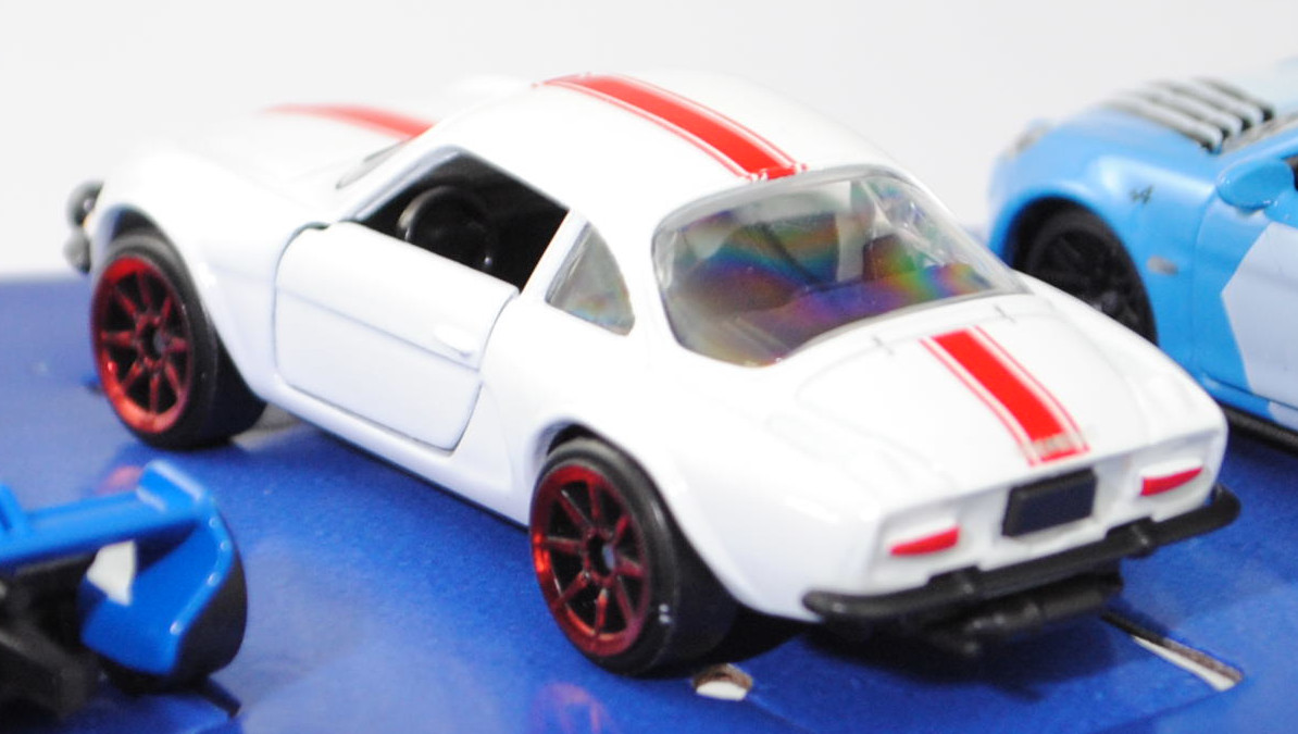 Giftpack Alpine (5 Modelle): ALPINE A110 San Remo 73 + Renault Alpine A110 1600S + Alpine A525 + ALPINE A110 R 70 Tricolore + Renault Alpine A110 1600S, majorette, mb