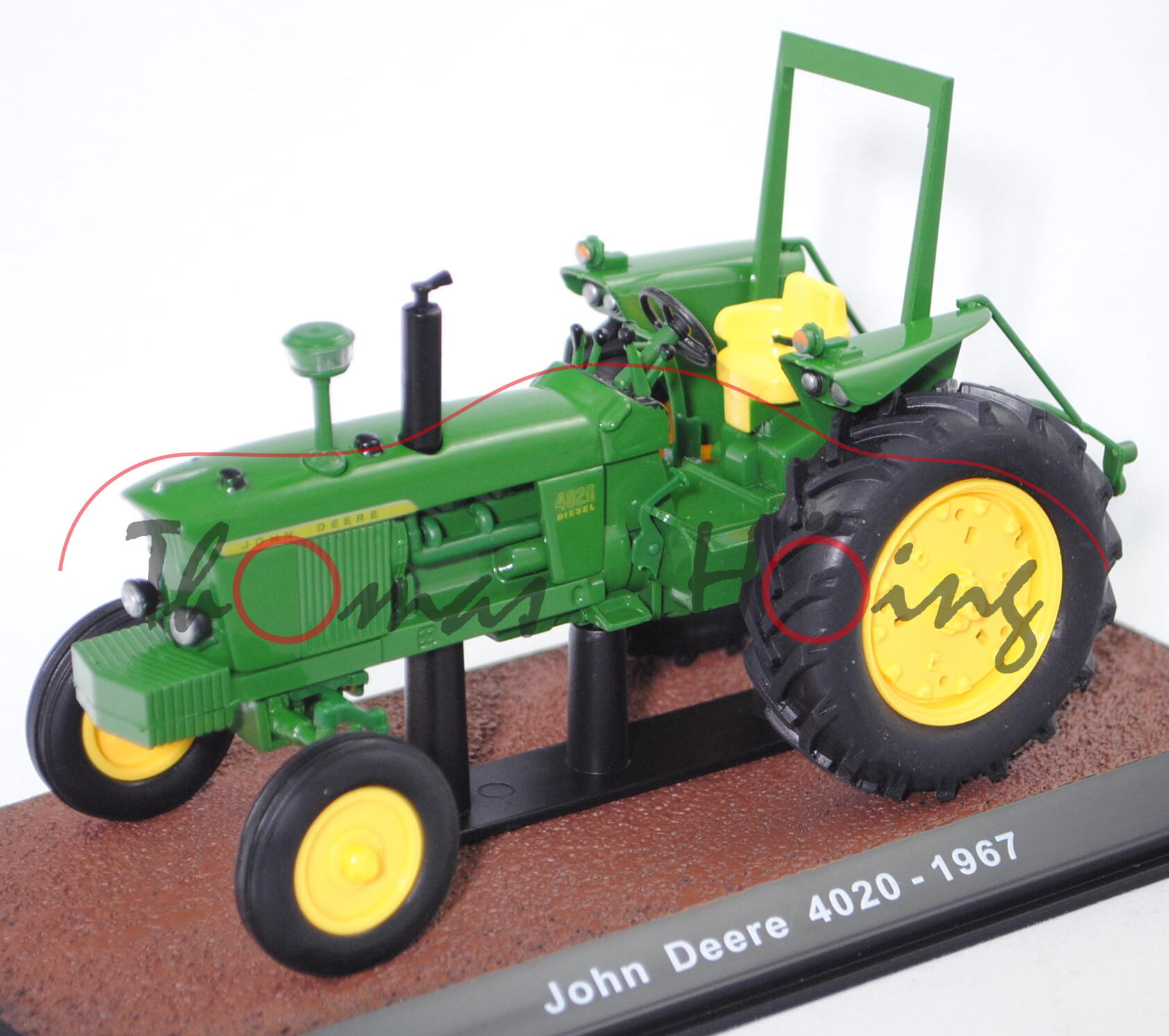 John Deere 4020 DIESEL (Modell 1965-1972, Baujahr 1967), smaragdgrün, EDITION ATLAS, 1:32, mb