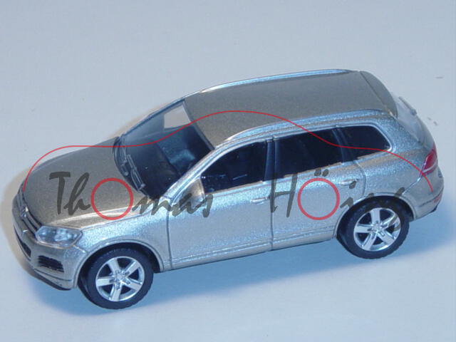 VW Touareg, tungsten silver metallic, 1:50, Norev, Werbeschachtel