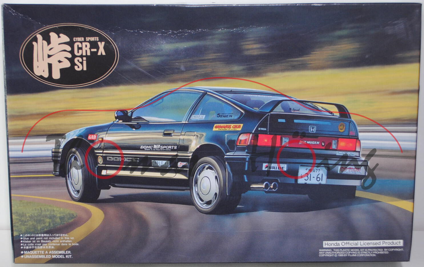 04002 Mugen Honda CR-X Si (Typ EE8), Modell 1987-1991, weiß, Bausatz, FUJIMI, 1:24, mb