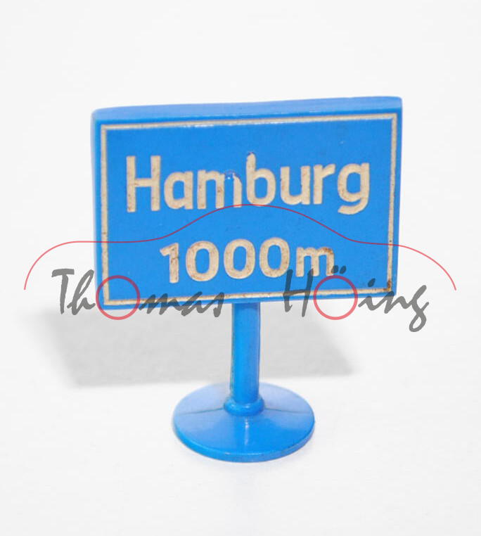 Hinweis vor Anschlußstelle Ausfahrt Hamburg in 1000 m (Hinweistafeln auf Autobahnen)