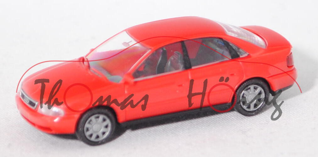 Audi A4 1.8 T quattro (Typ B5, Mod. 1994-2000), rot, Rietze, 1:87, Werbeschachtel (Limited Edition)