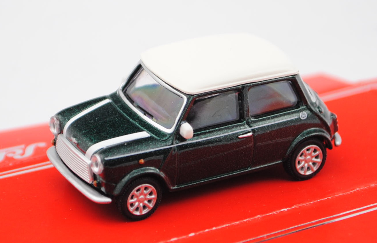 Mini Cooper (Typ MK VI, Modell 1992-1996), grün/weiß, Schuco, 1:64, mb