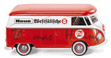 VW Transporter (Typ T1) KAWA, karminrot/reinweiß, Neue Westfälische 40 Jahre, Wiking, 1:87, mb