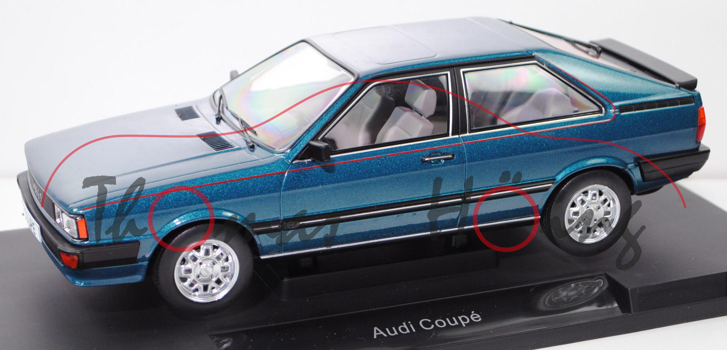 Audi Coupé GT (B2, Typ 81C, VFL, Modell 1981-1982), lhasametallic, MODELCAR GROUP, 1:18, mb