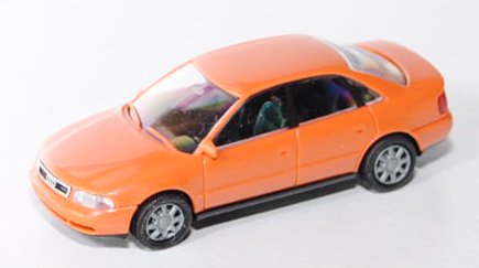 Audi A4 (Typ B5), Modell 1994-2000, hell-rotorange, Rietze, 1:87, mb