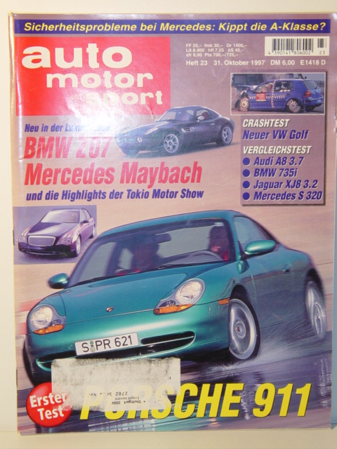 auto motor und sport, Heft 23, 31. Oktober 1997