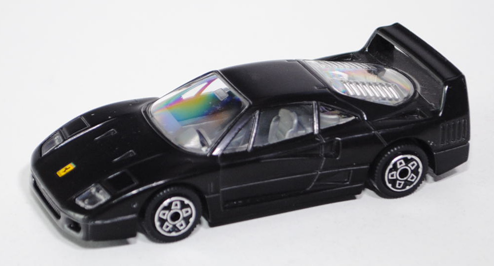 Ferrari F40, schwarz, Bburago, 1:43