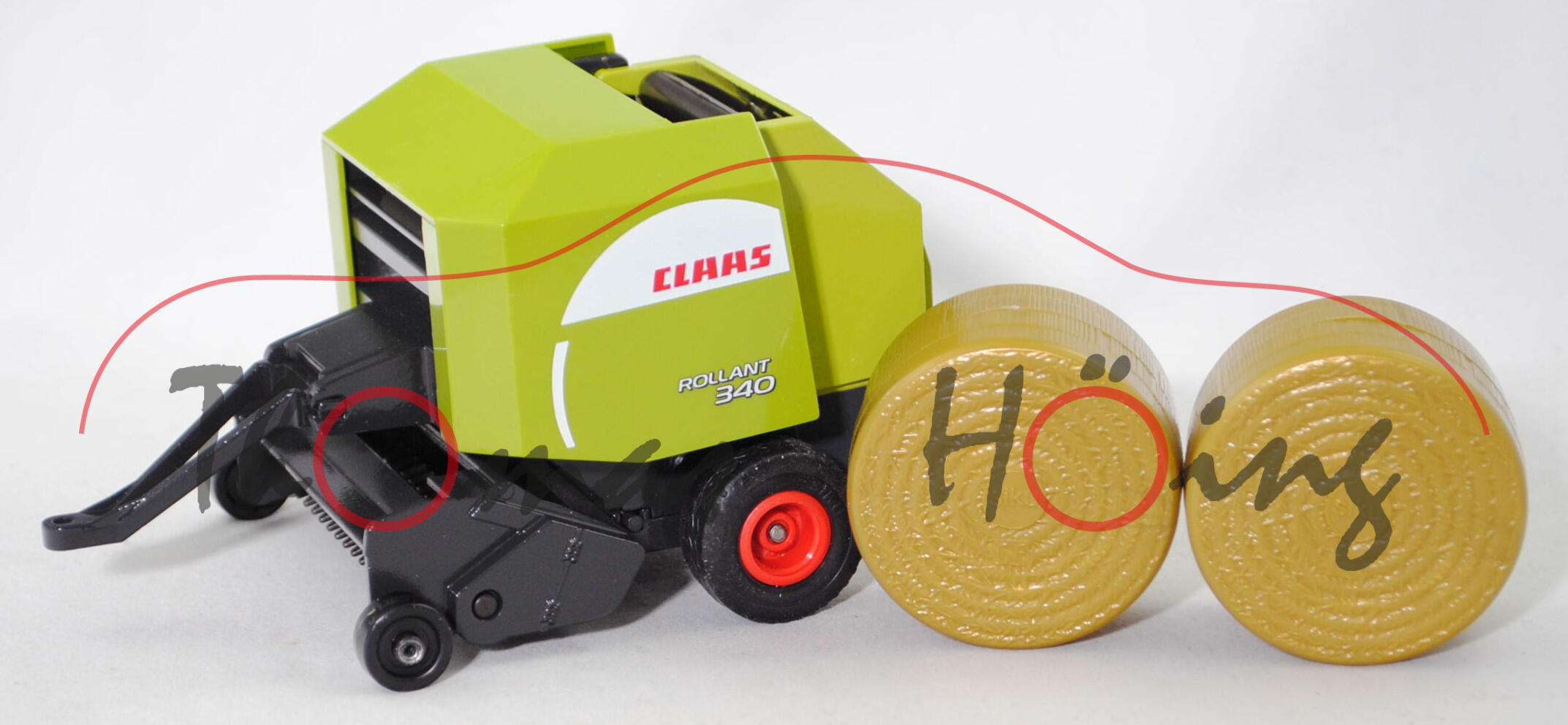 00005 CLAAS ROLLANT 340 RC Rundballenpresse (Mod. 13-19), claasgrün/schwarzgrau, SIKU, L15nmp