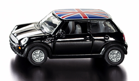 Länder MINI Cooper (Hatchback, Typ R50, 1. Generation), Modell 2001-2006, schwarz, englische Fahne a