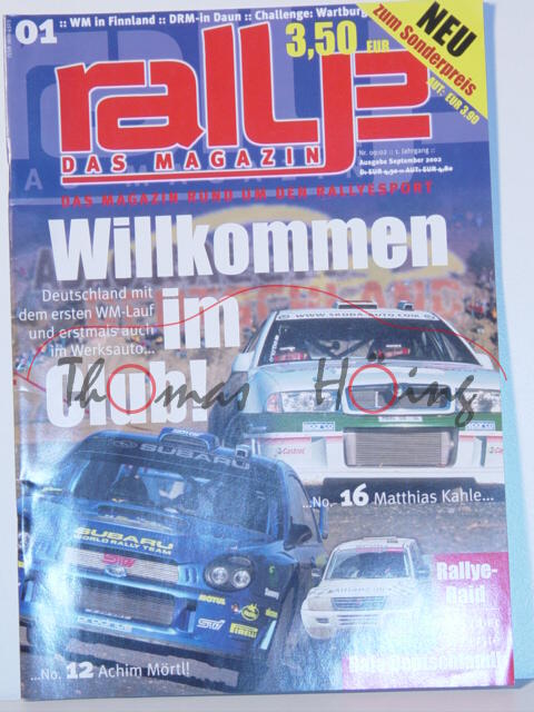 rallye DAS MAGAZIN, Heft 9, September 2002