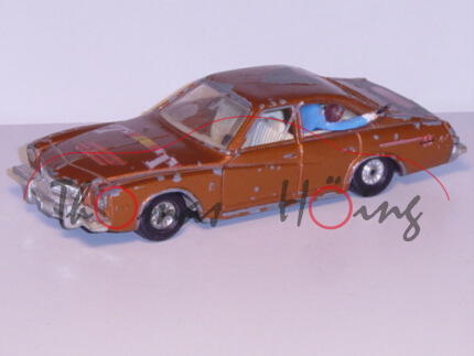 Buick Regal, kupferbraunmetallic, Vordertüren zu öffnen, mit Figur hinten, CORGI TOYS, 1:36, Modell 