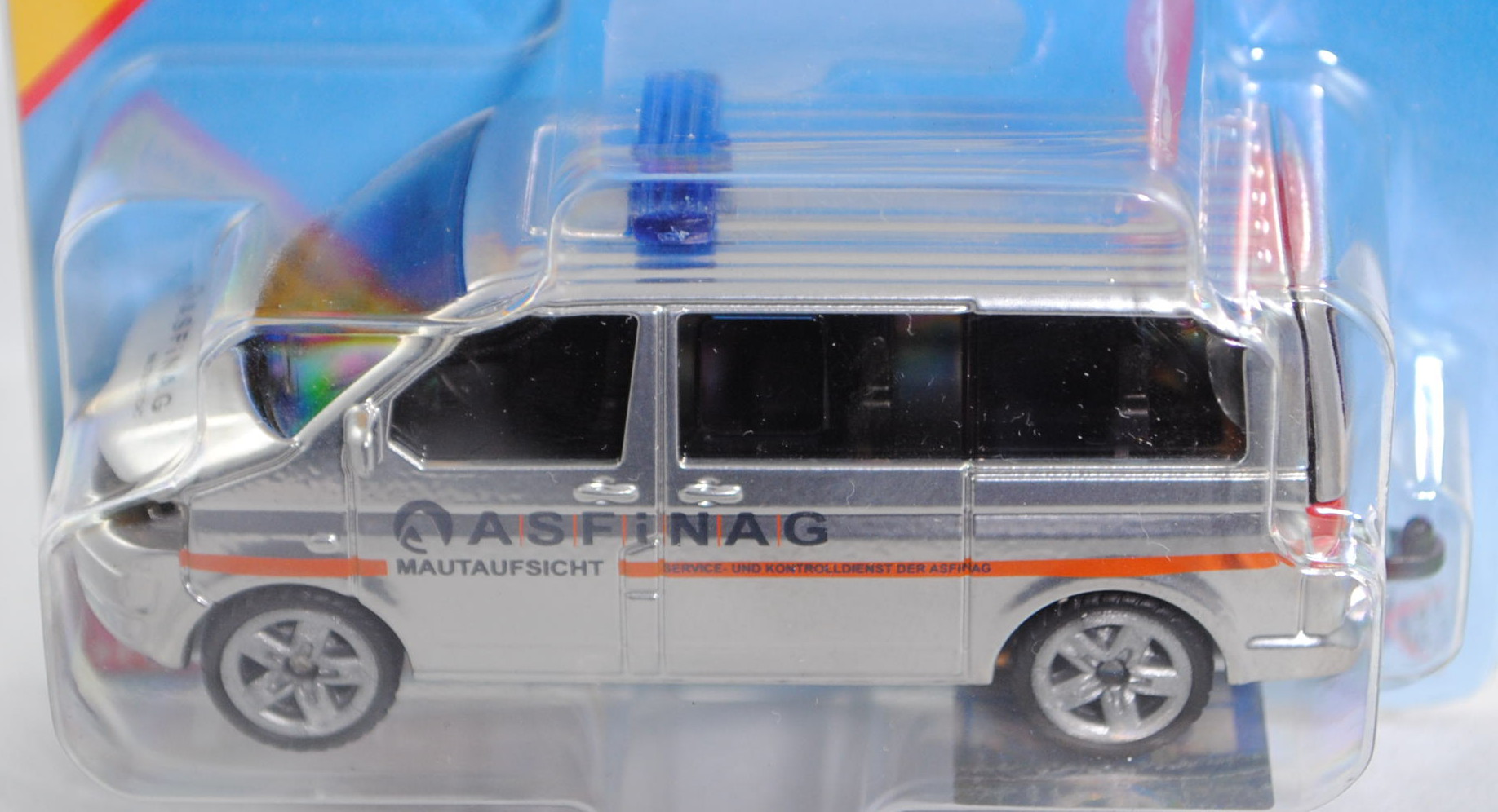 03801 VW T5 facelift Multivan (Modell 2009-2015) Polizei-Mannschaftswagen, weißaluminiummetallic, AS