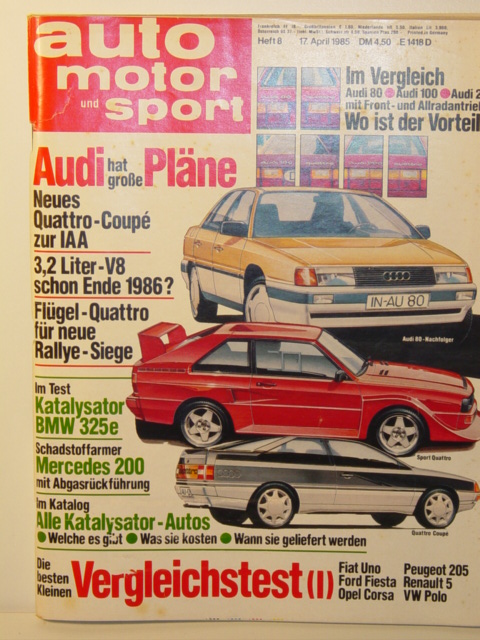 auto motor und sport, Heft 8, 17. April 1985