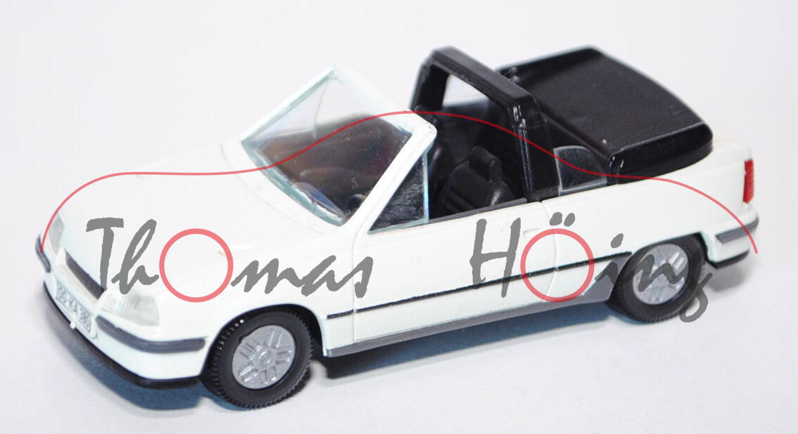 Opel Kadett GSi Cabrio (Typ E, Dreitürer, Cabrio), Modell 1987-1993, cremeweiß, GAMA mini, 1:43, mb