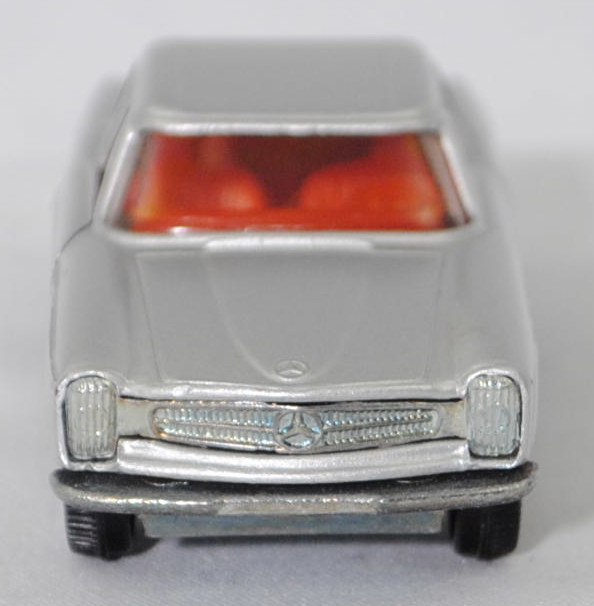 00007 Mercedes-Benz 280 SL (W 113, Pagode, Modell 1968-1971) mit Hardtop (Coupédach), silber, Bpr. V 302 / 1017, W-Germ, Verglasung rauch, R11 gerillt, SIKU SUPER, 1:60, m