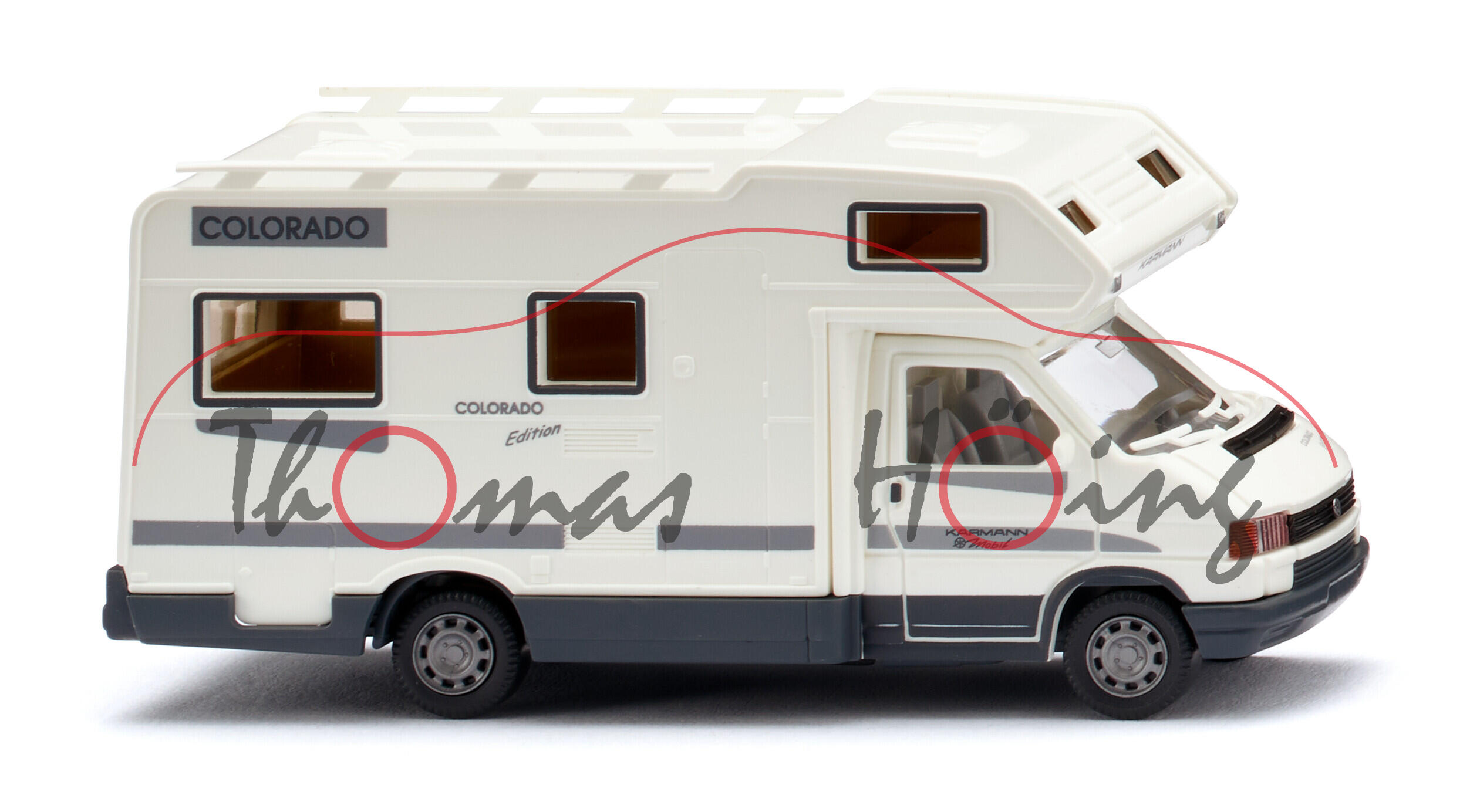 Karmann-Reisemobil Colorado H / S auf VW T4 Fahrgestell (Wohnmobil), weiß, Wiking, 1:87, mb