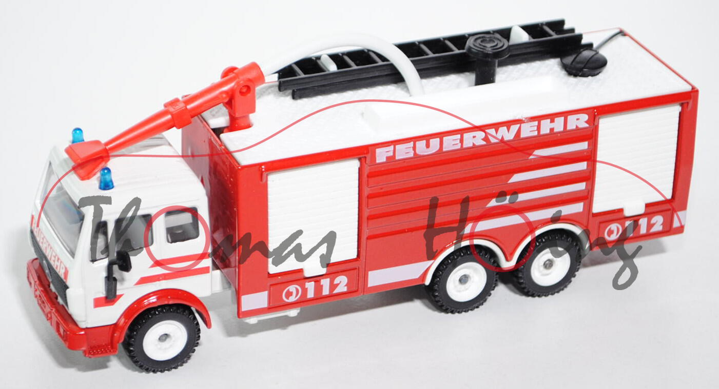 00001 Mercedes SK Tanklöschfahrzeug, reinweiß/verkehrsrot, FEUERWEHR / C 112 C 112, LKW12, 1:55, L15