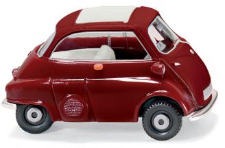 BMW Isetta 4-Rad, Modell 1955, weinrot, Wiking, 1:87, mb