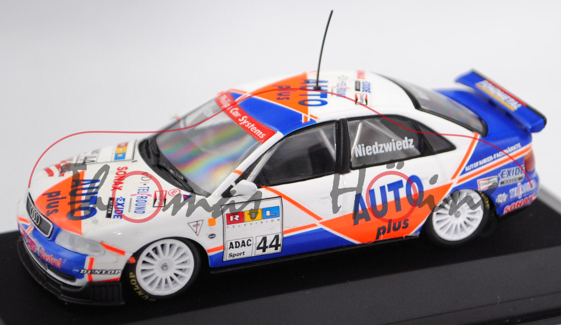 Audi A4 quattro Supertouring, STW 1997, Klaus Niedzwiedz, Nr. 44, MIG Austria, Minichamps, 1:43, mb