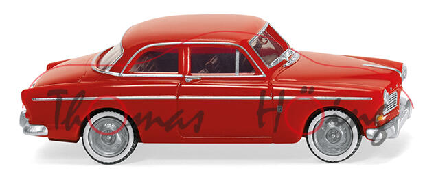 Volvo Amazon 131 (Typ P130, 2-türige Stufenhecklimousine, Mod. 61-70), rot, Wiking, 1:87, mb