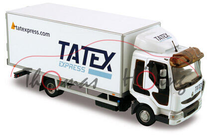 Renault Midlum Phase 2, Modell 2006-2013, reinweiß, tatexpress.com / TATEX / EXPRESS, Norev, 1:43, m