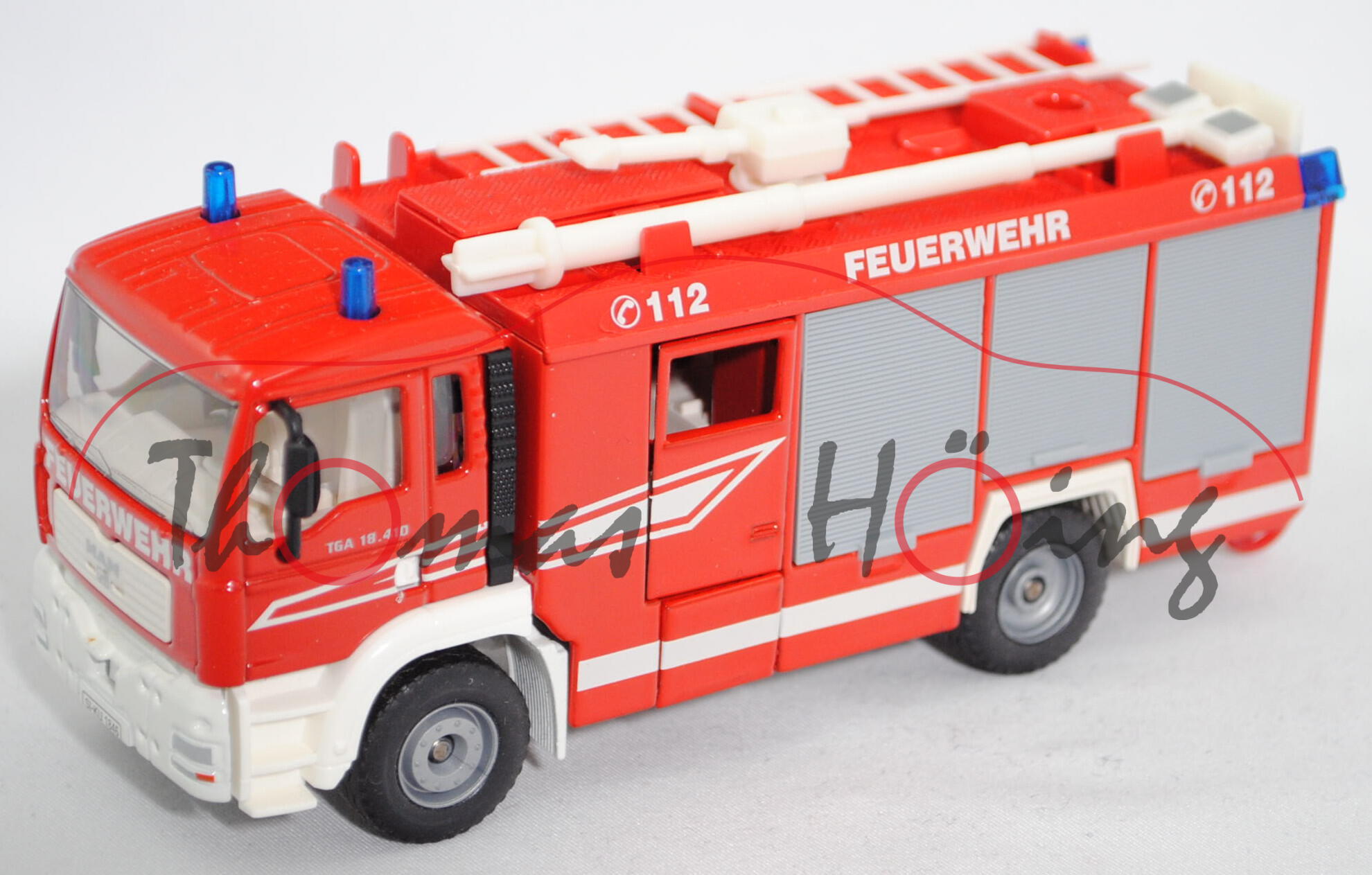 HLF 20 MAN TGA 18.410 M (Modell 2000-2004) Feuerwehr, rot, TGA 18.410 / C 112 FEUERWEHR (für MAN)