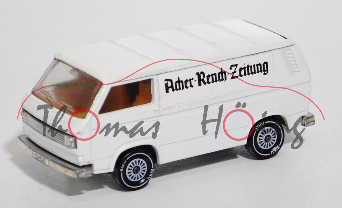 VW Transporter 2,0 Liter (Typ T3), Modell 1979-1982, weiß, IE gelb, R11, Acher-Rench-Zeitung