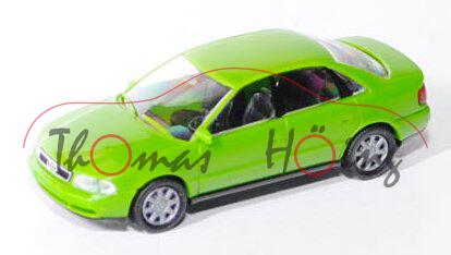 Audi A4 (Typ B5), Modell 1994-2000, hell-maigrün, Rietze, 1:87, Werbeschachtel