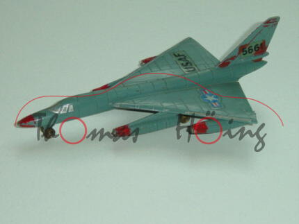 Convair B 58 Hustler, U.S.AIR FORCE / USAF / 5661, 1:250, ohne Zettel, mb