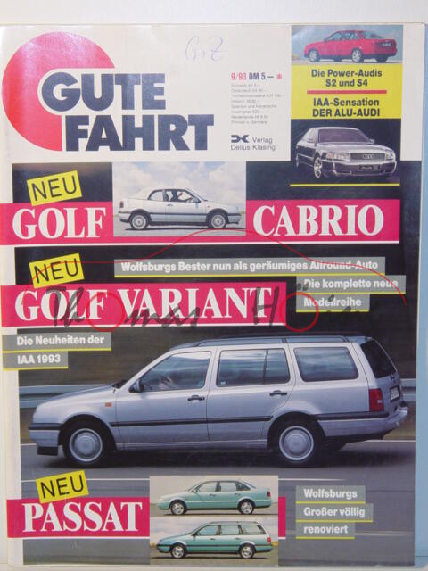 GUTE FAHRT, Heft 9, September 1993